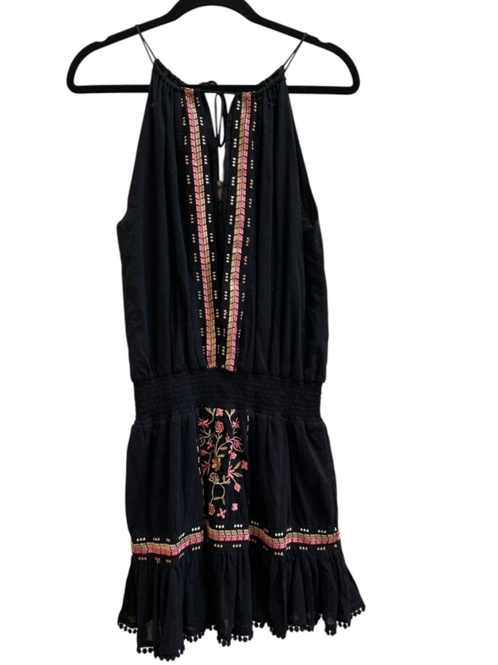 Little Joe Woman My Lulu Dress Boho Mini Dress Embroidered Festival XS Coastal - Picture 3 of 6